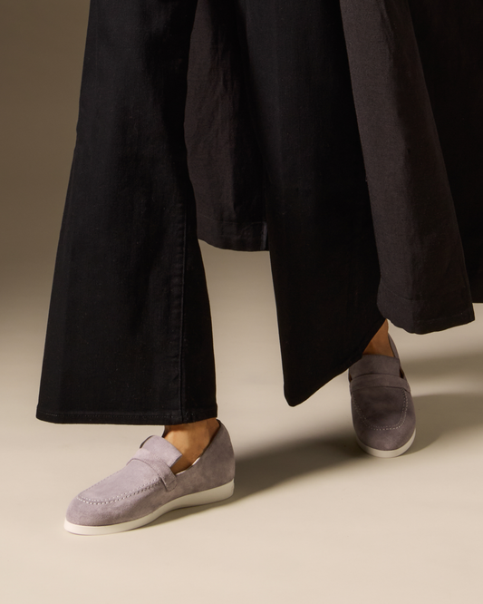 Alysia Sneaker in Grey Crosta