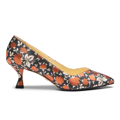 Perfect Kitten Pump 50 in Autumn Floral Jacquard