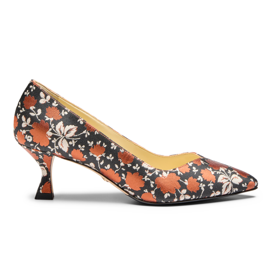 Perfect Kitten Pump 50 in Autumn Floral Jacquard