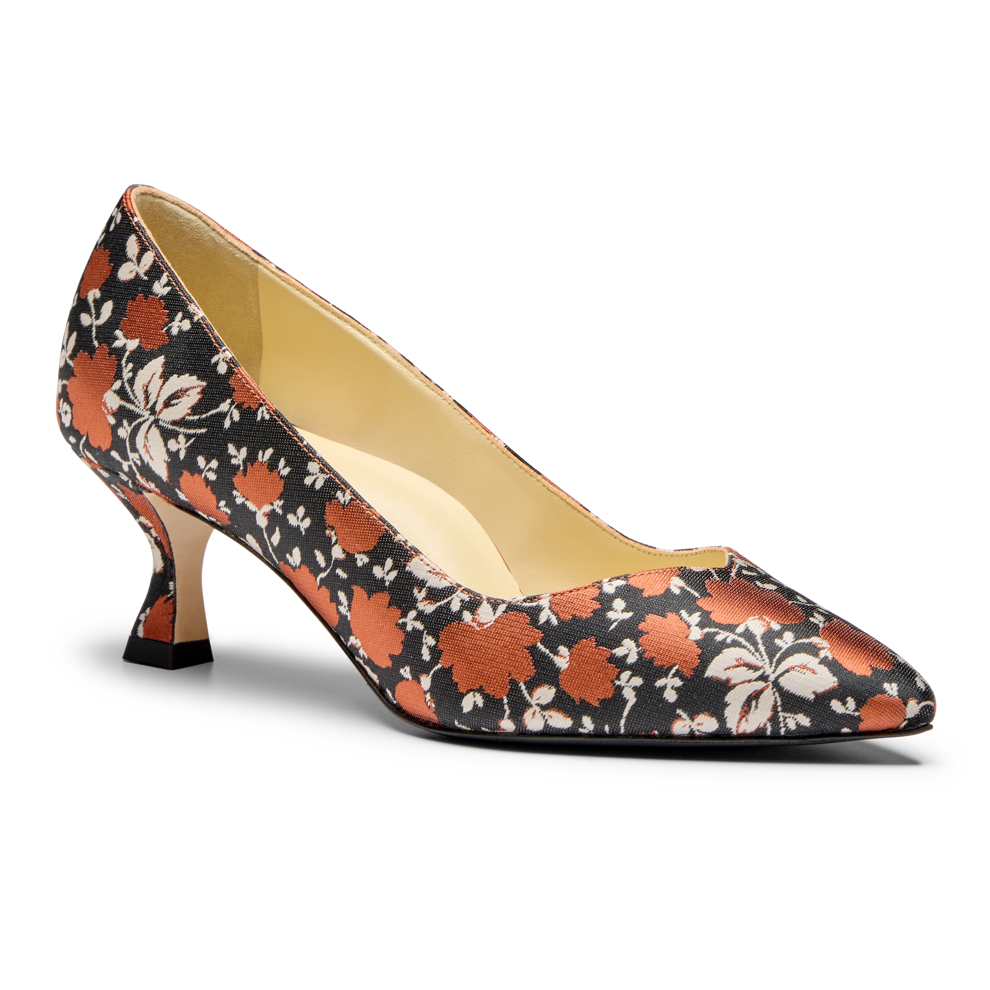 Perfect Kitten Pump 50 in Autumn Floral Jacquard