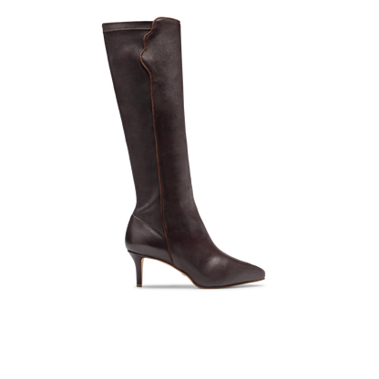 Perfect Dress Boot 60 in Deep Espresso Stretch Nappa