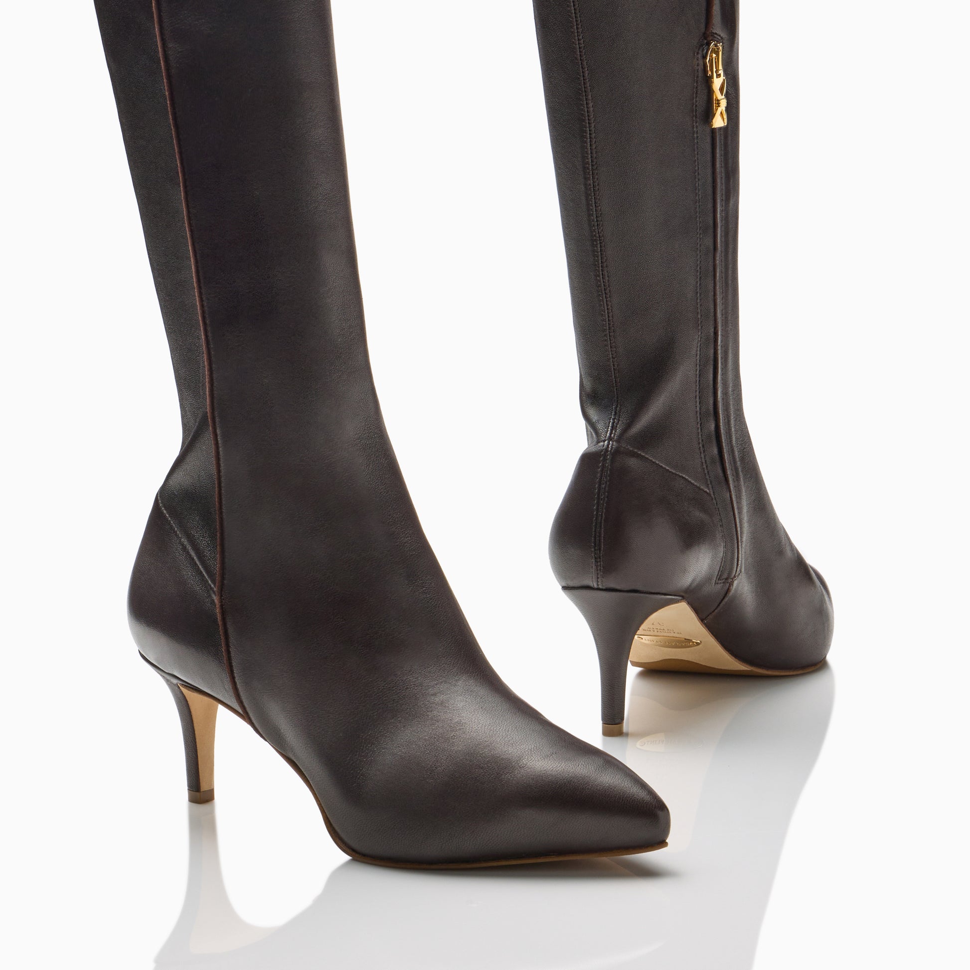 Perfect Dress Boot 60 in Deep Espresso Stretch Nappa