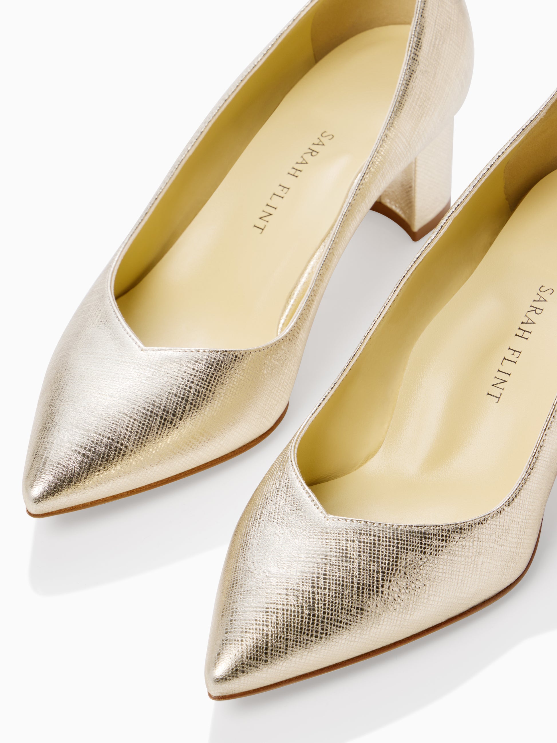 Perfect Emma in Gold Textured Saffiano