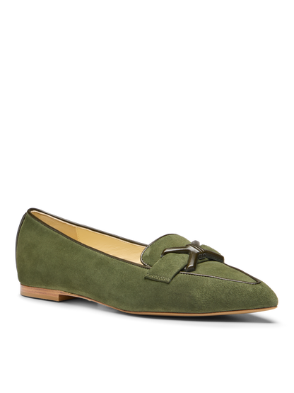 Mirjana Loafer in Olive Suede