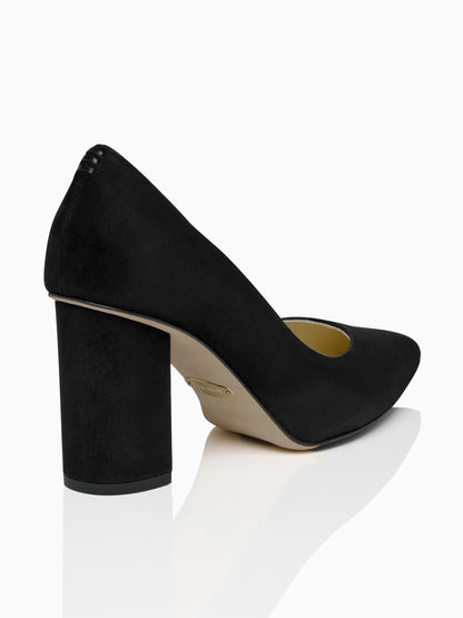 Perfect Emma 85 in Black Suede