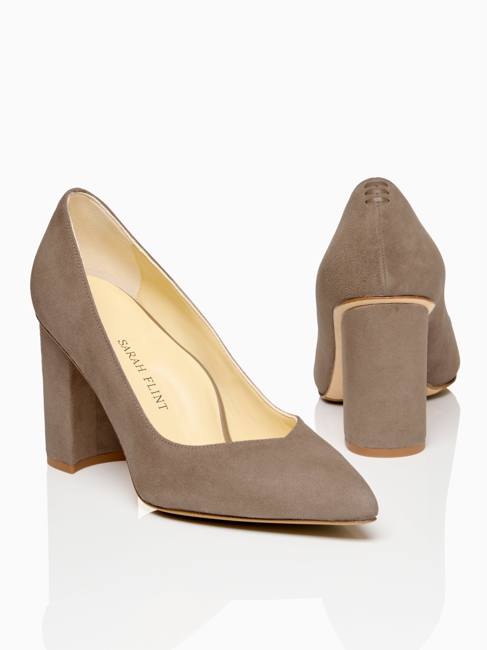Perfect Emma 85 in Taupe Suede