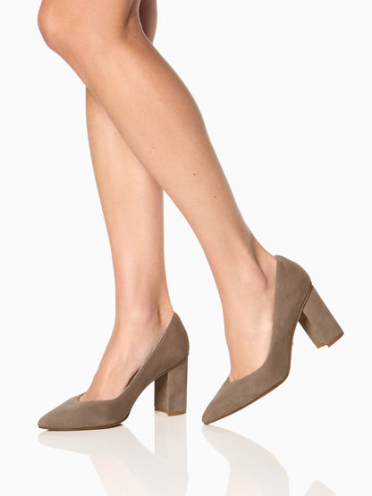 Perfect Emma 85 in Taupe Suede