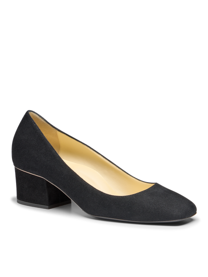 Perfect Stephanie 45 in Black Suede