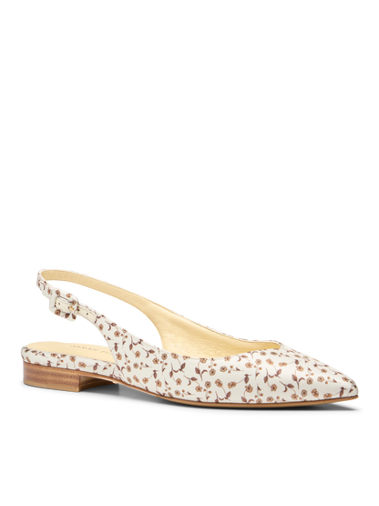 Stella in Sepia Floral Silk