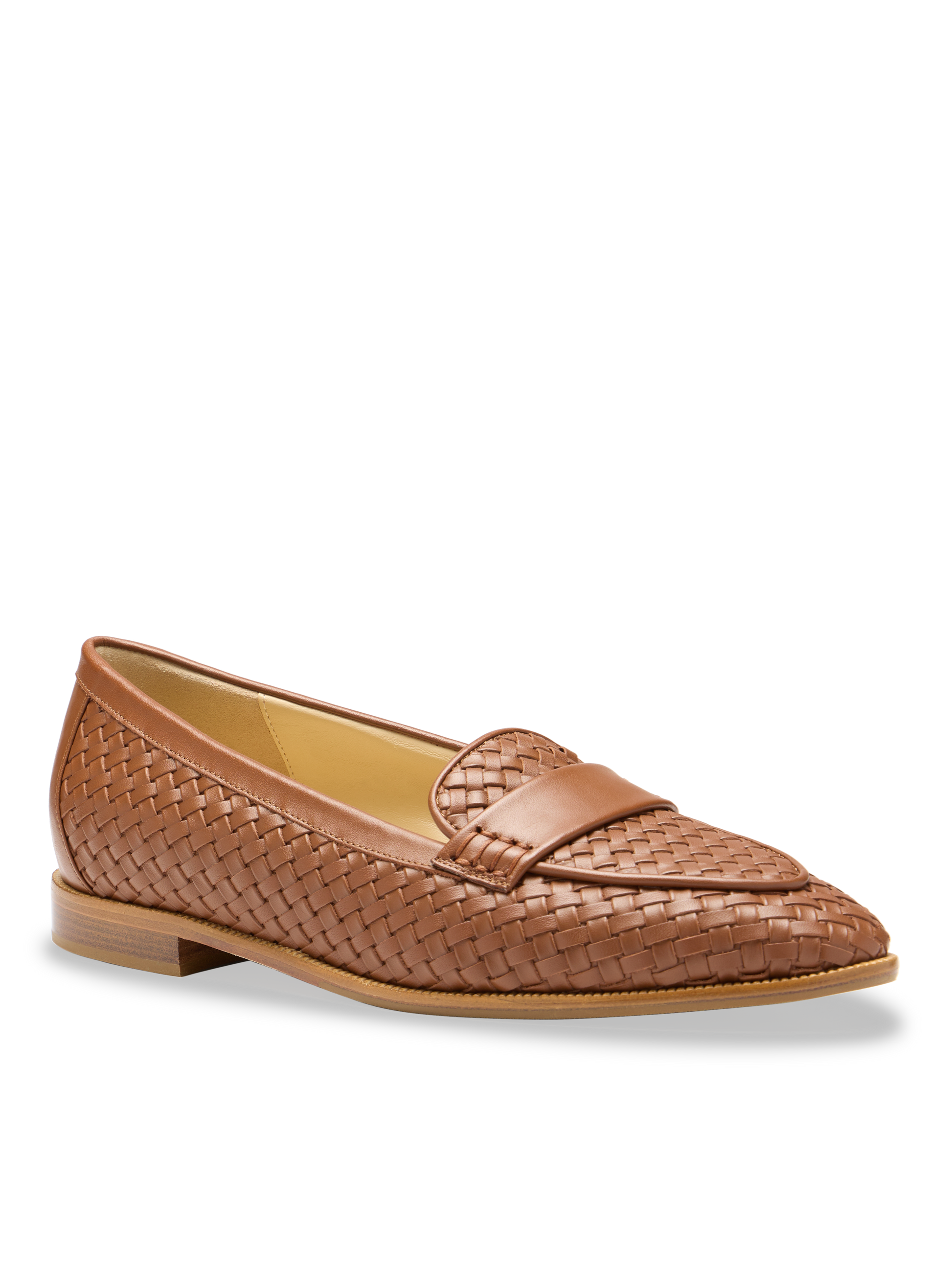Judy Loafer in Saddle Woven Calf