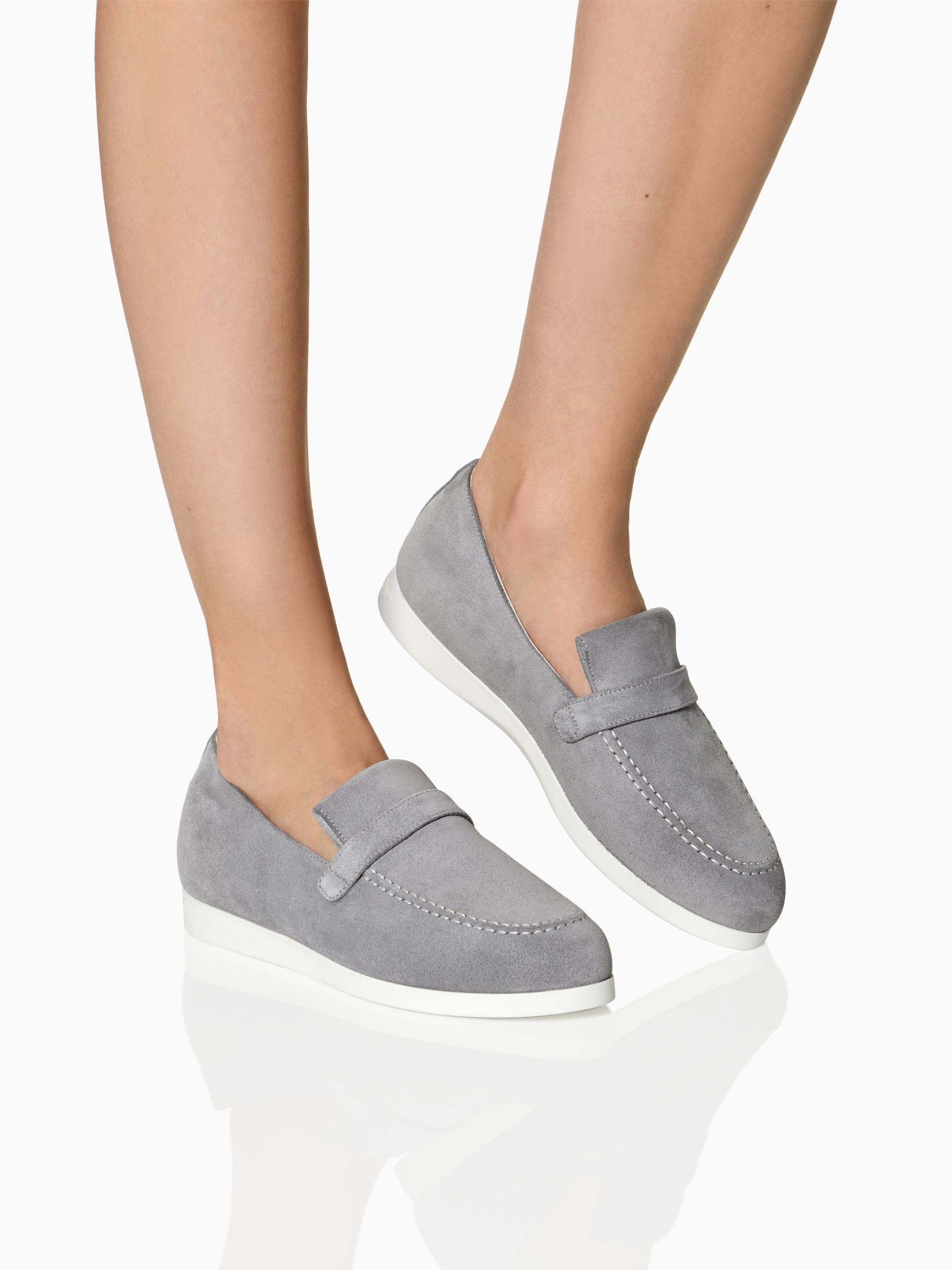 Alysia Sneaker in Grey Crosta