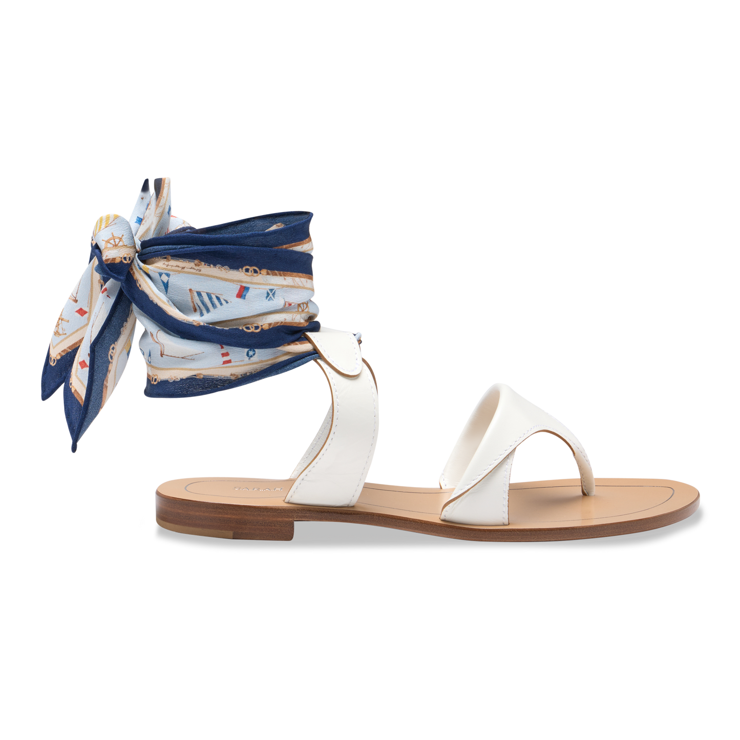 Beetle Cat Grear Ties in Blue Nautical Silk