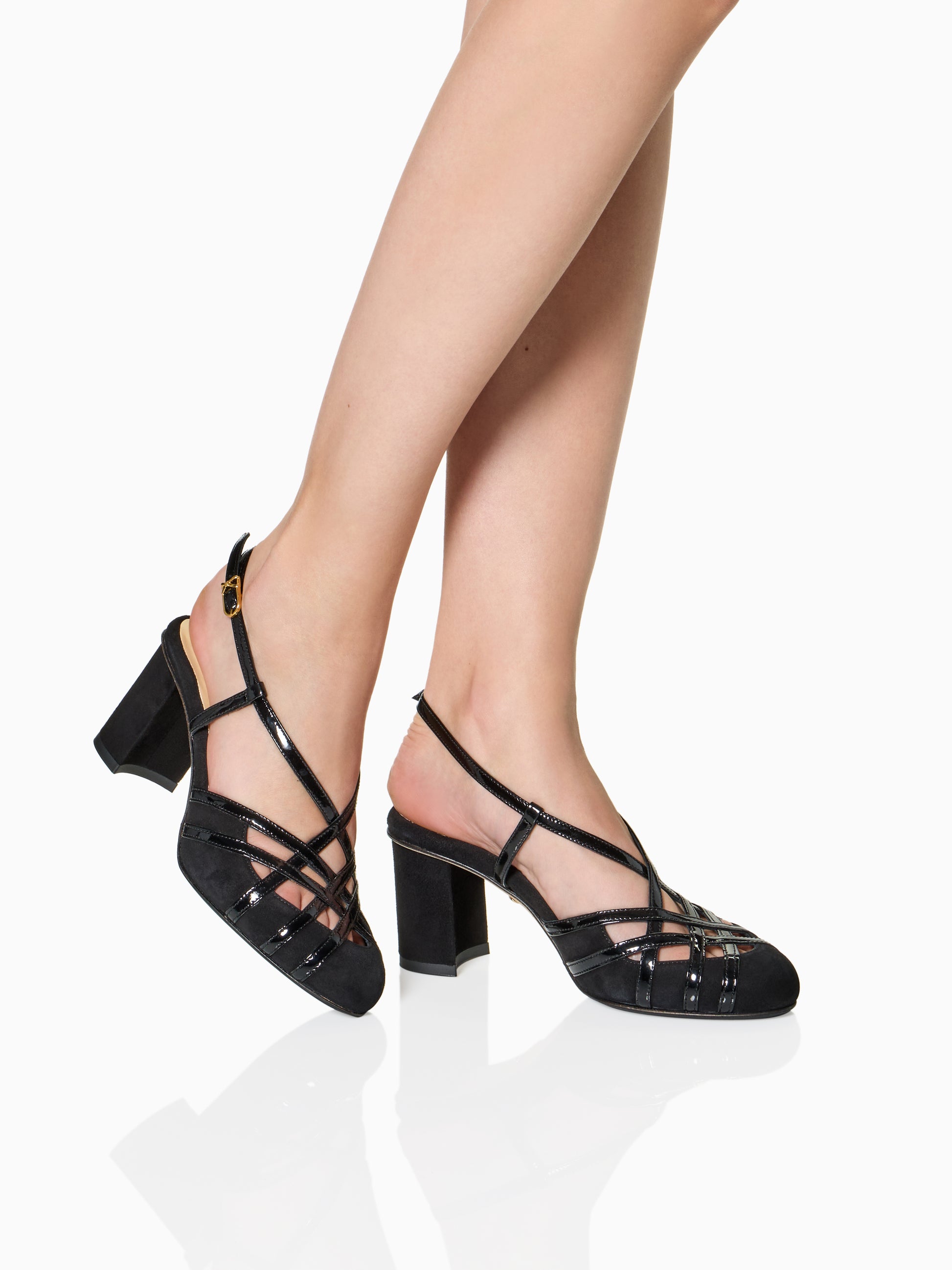 Perfect Gita 70 in Black Suede