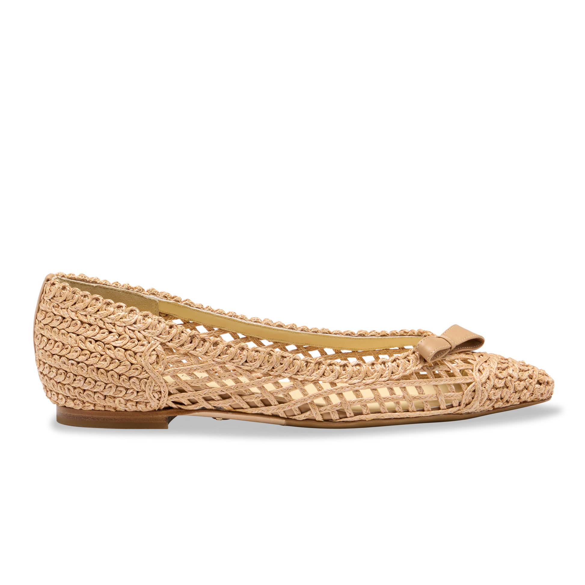 Natalie in Almond Raffia