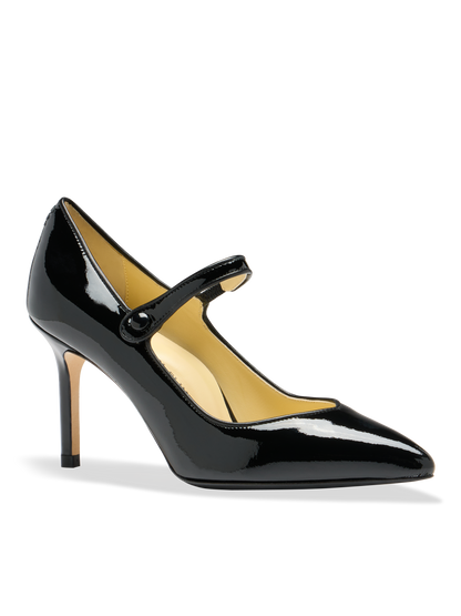 Perfect Mary Jane Pump 85 in Black Patent