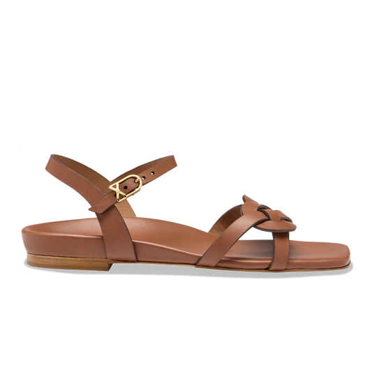Perfect Dawn Sandal in Cognac Calf