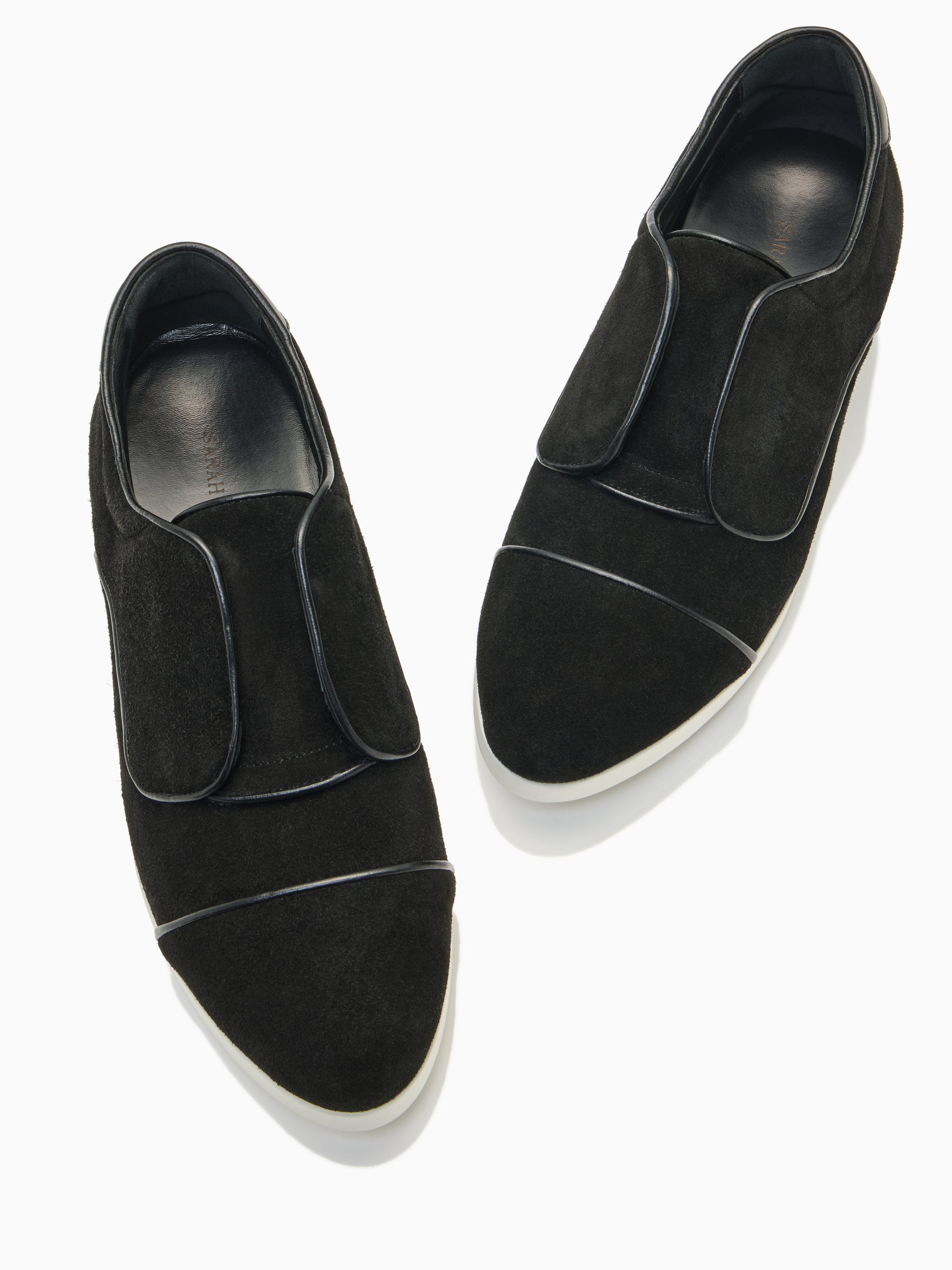 Crosstown Sneaker in Black Crosta