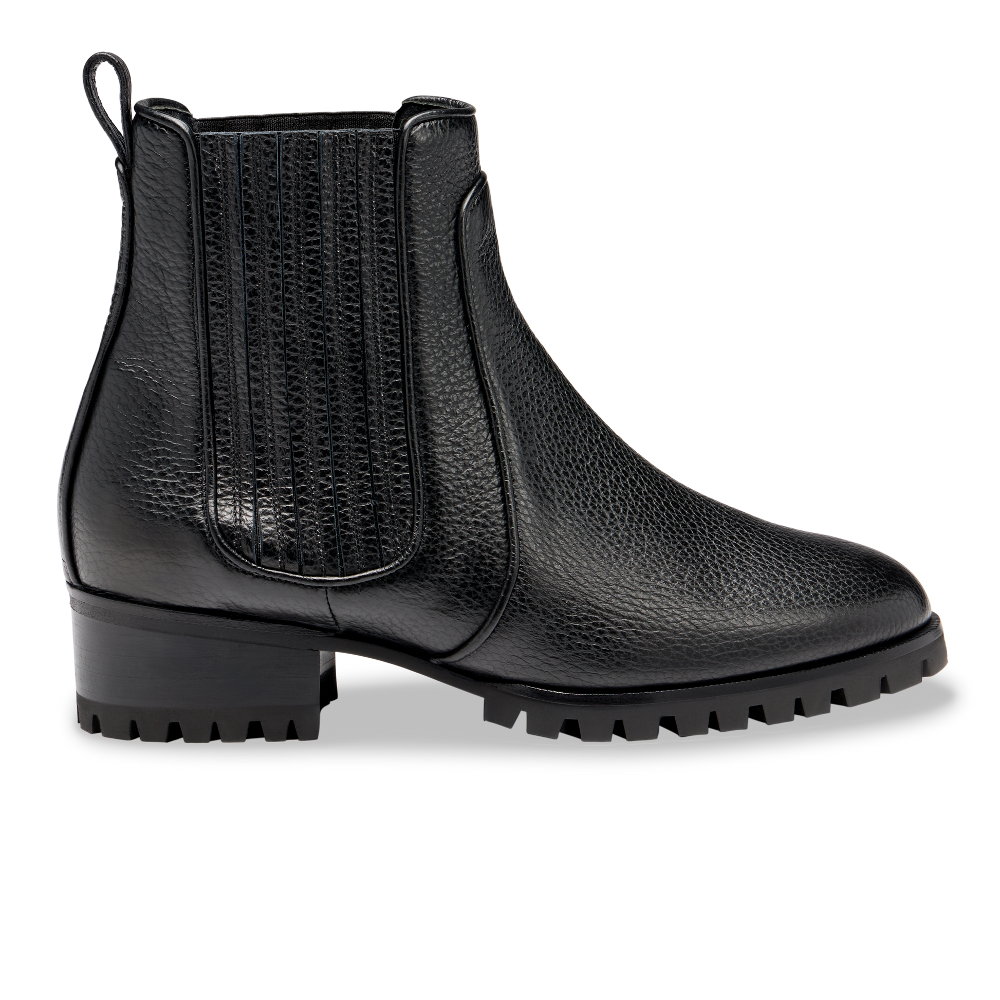 Perfect Marnie 35 in Black Pebbled Calf