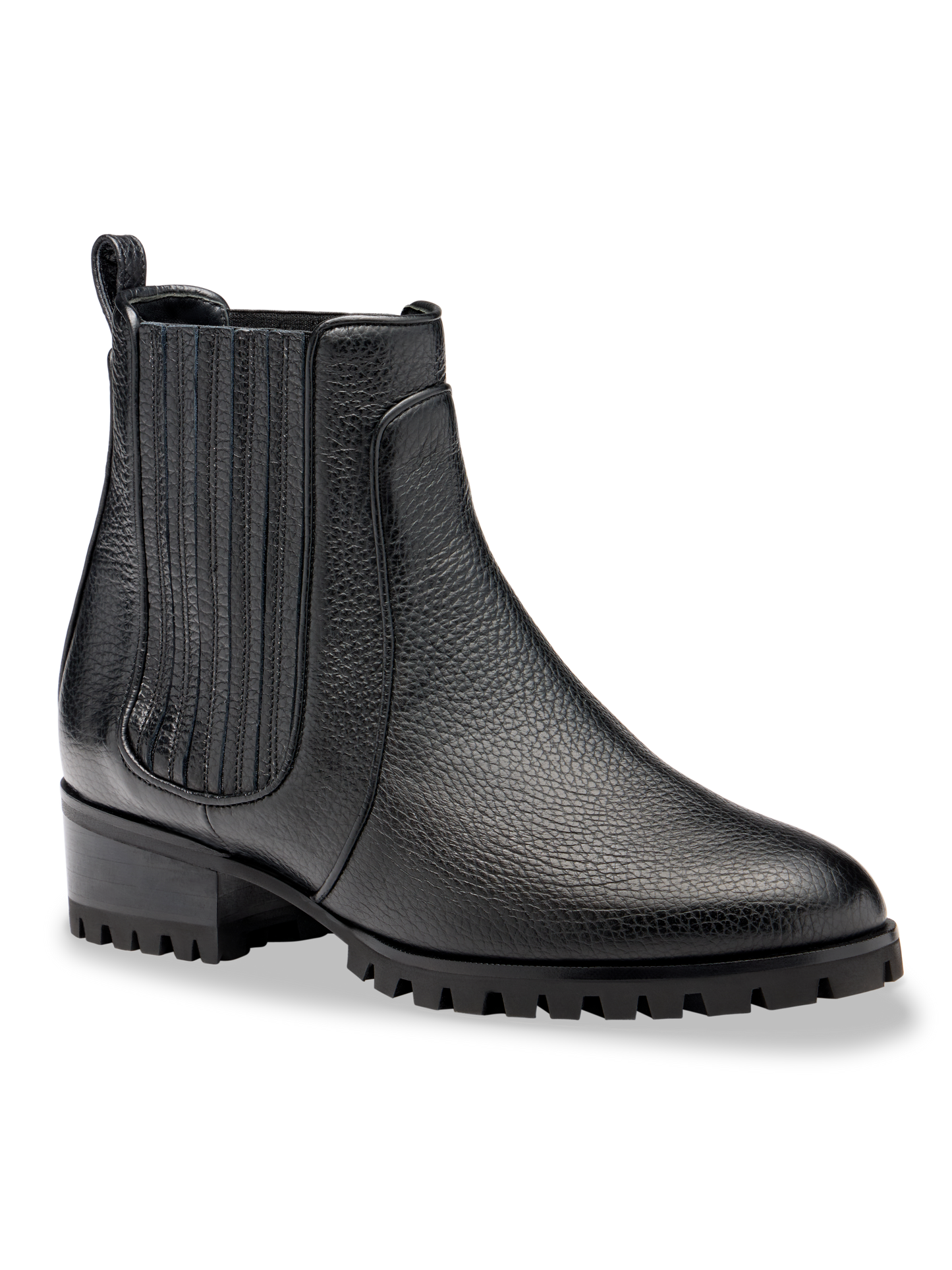 Perfect Marnie 35 in Black Pebbled Calf