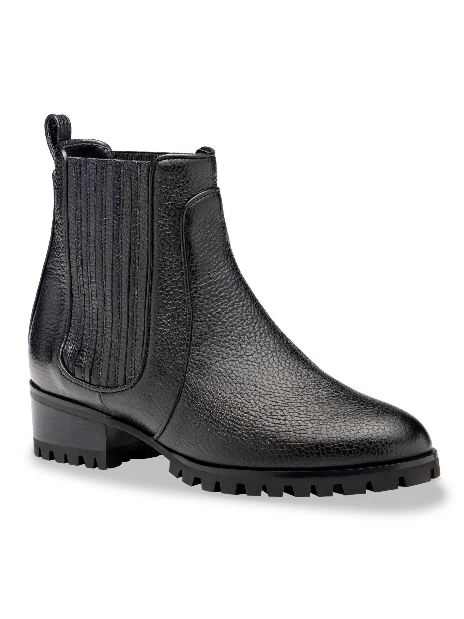 Perfect Marnie 35 in Black Pebbled Calf