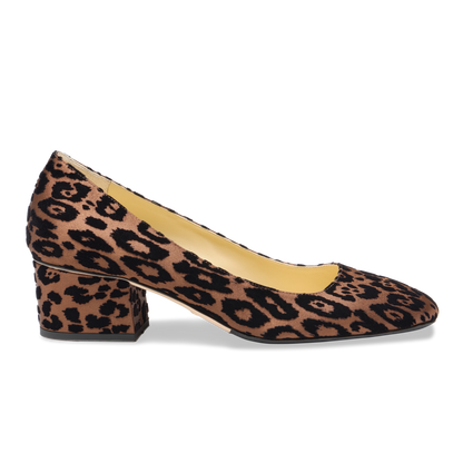 Perfect Stephanie 45 in Leopard Burnout Velvet