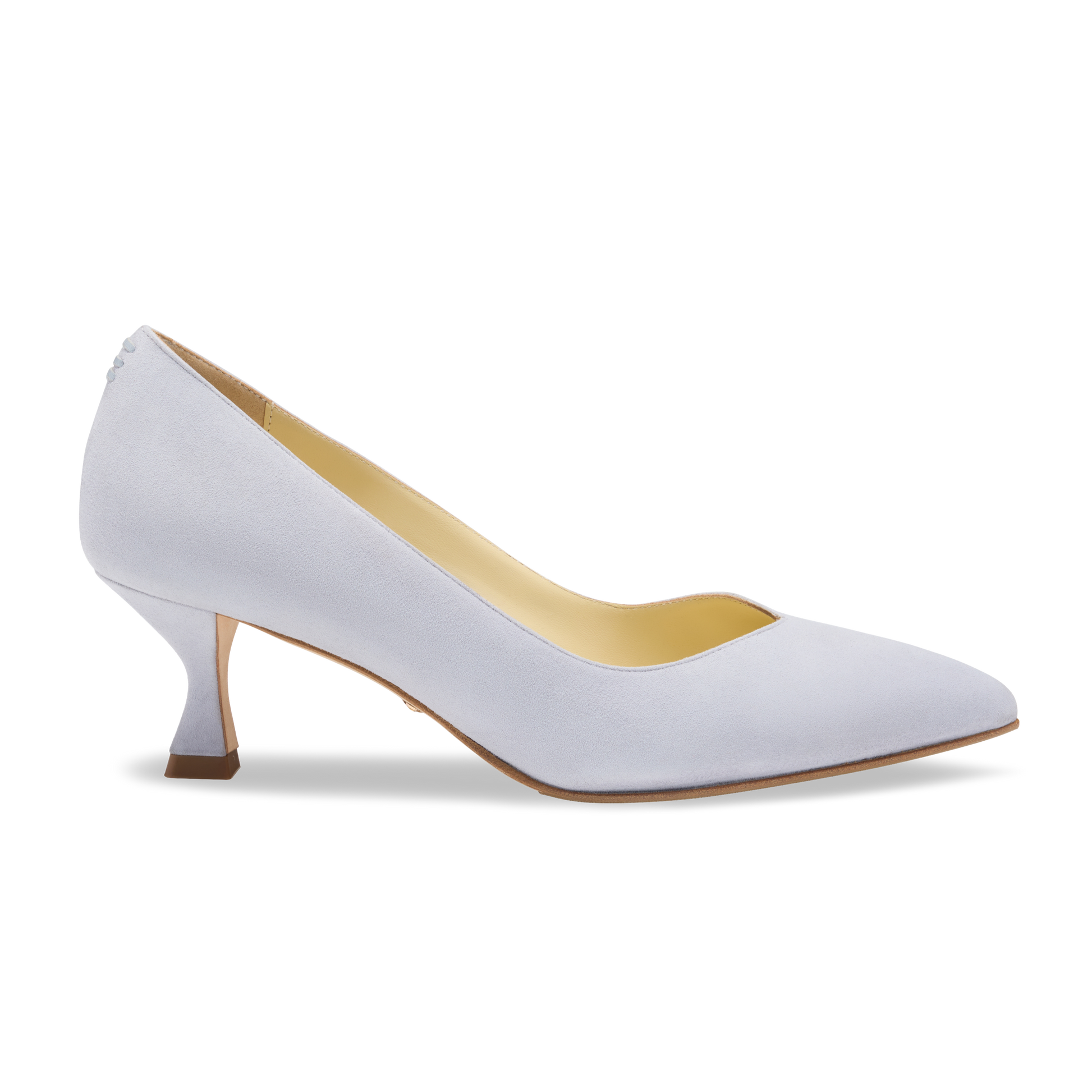 Perfect Kitten Pump 50 in Misty Gray Suede