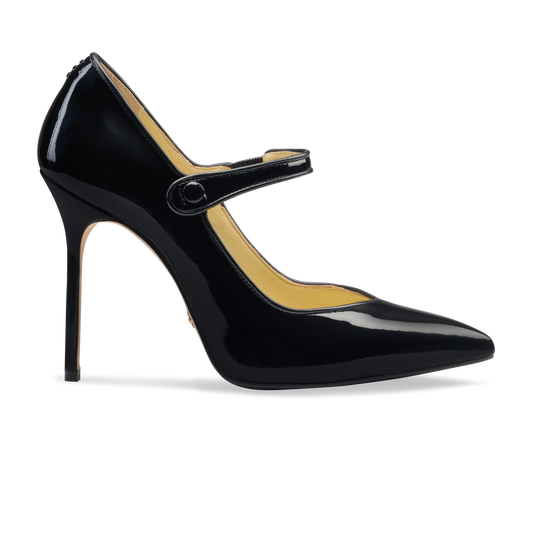 Perfect Mary Jane Pump 100 in Black Patent