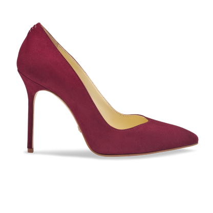 Perfect Pump 100 in Bordeaux Suede