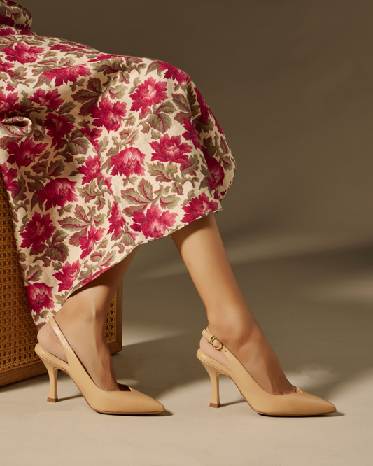 Perfect Sling 85 in Sand Calf