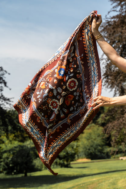The Dashwood Floral Scarf 90