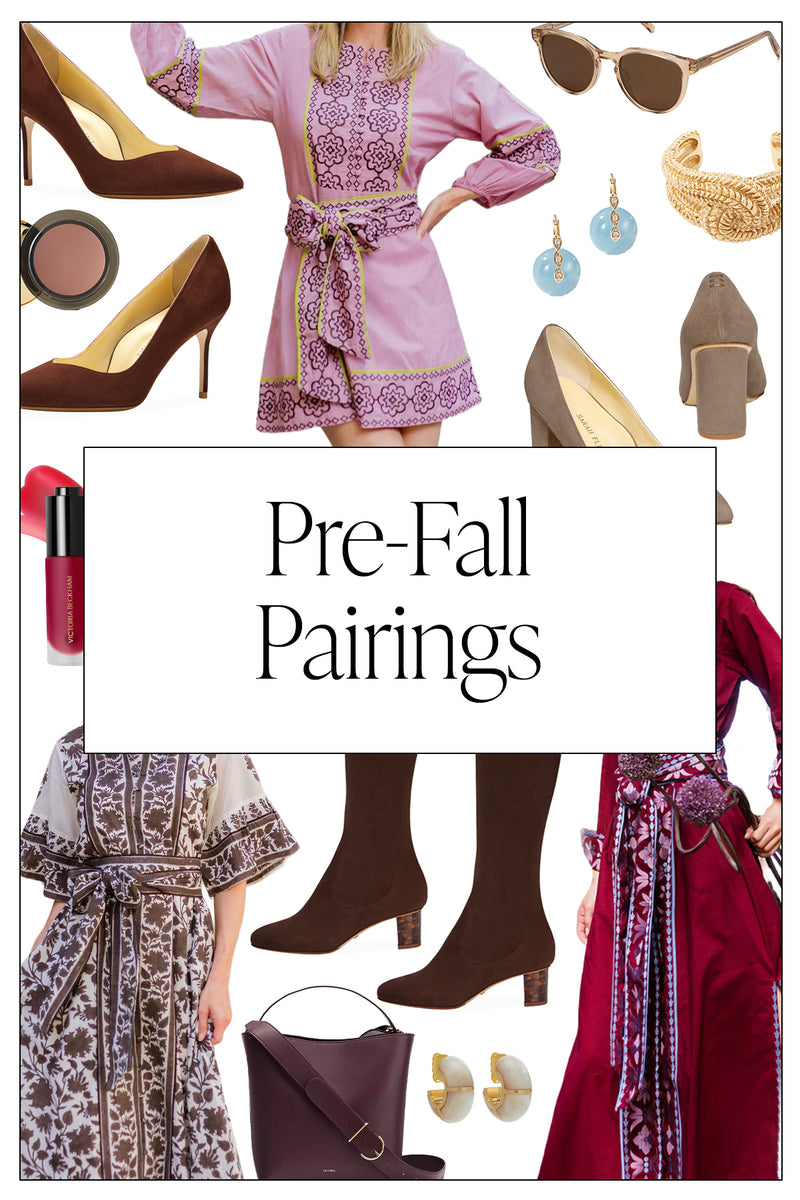 We're pairing bold prints with the pieces built to ground them