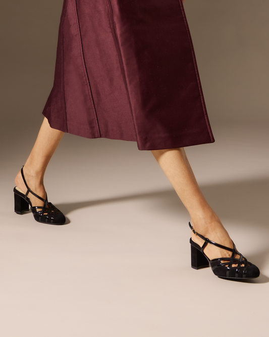 Perfect Gita 70 in Black Suede