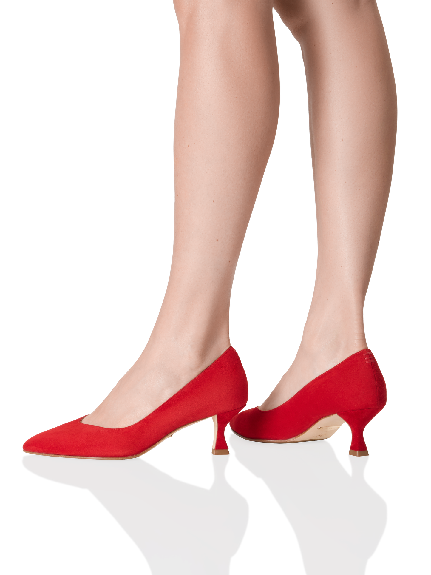 Perfect Kitten Pump 50 in Lipstick Red Suede