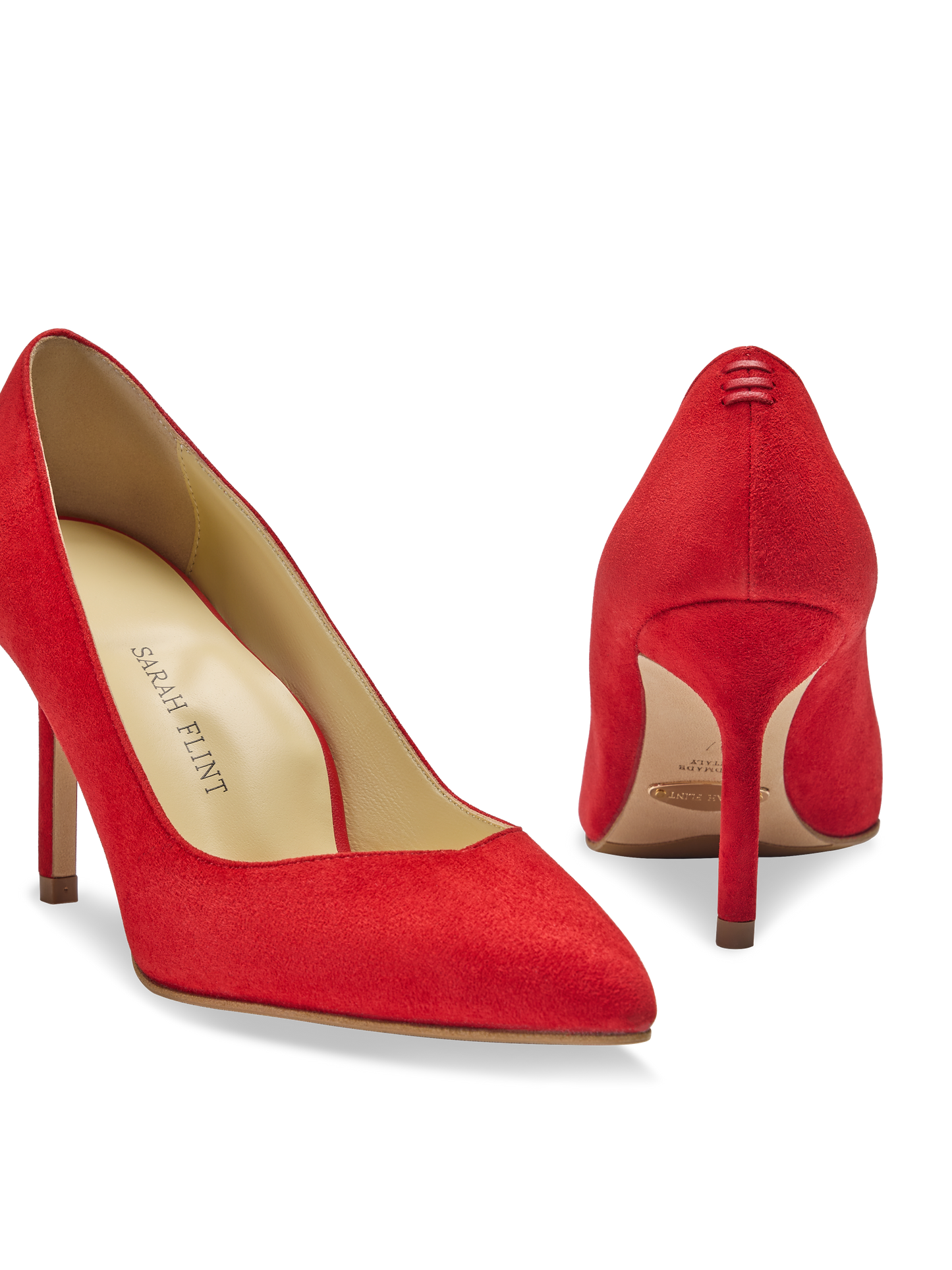 Perfect Pump 85 in Lipstick Red Suede
