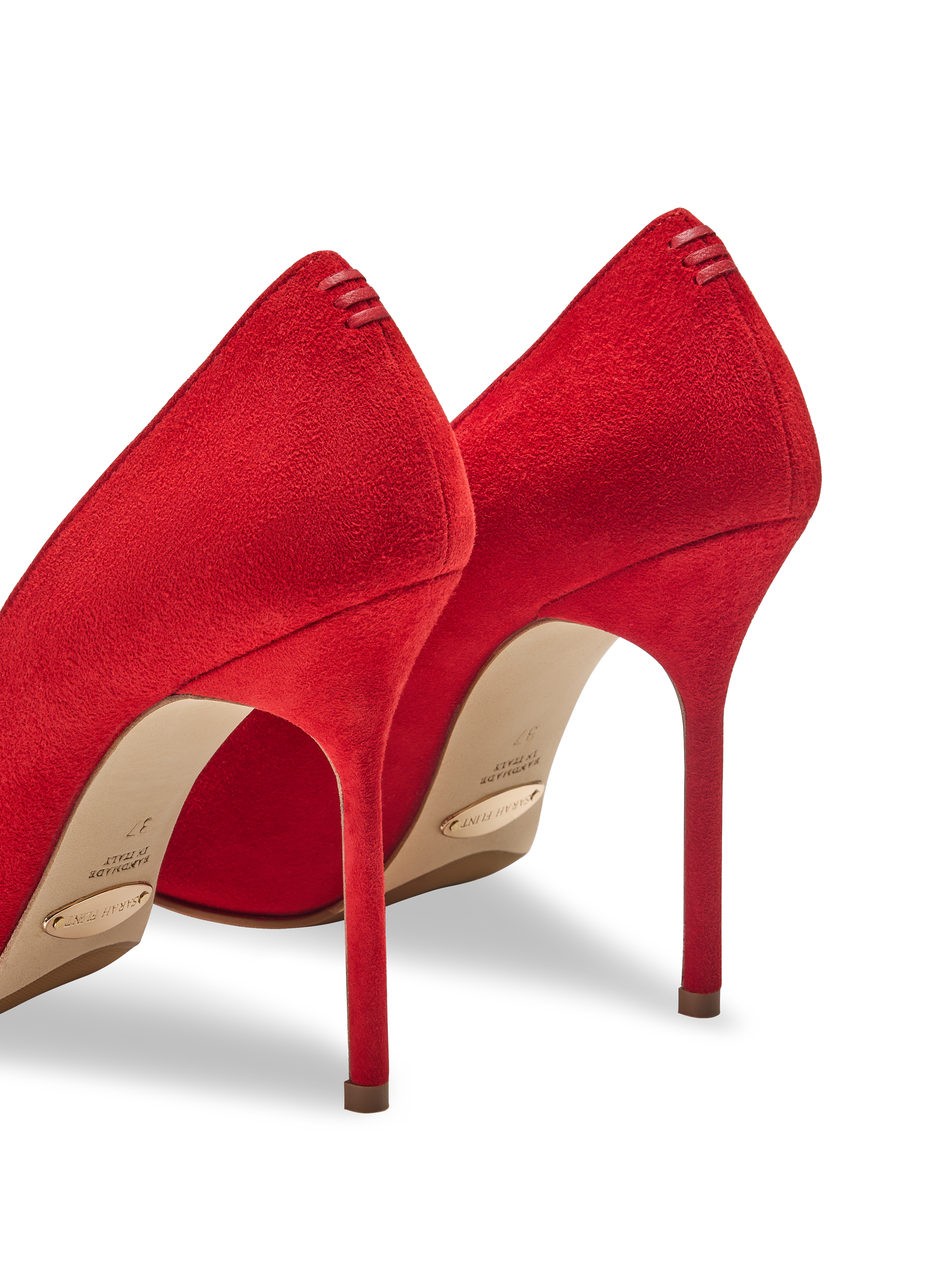 Perfect Pump 100 in Lipstick Red Suede