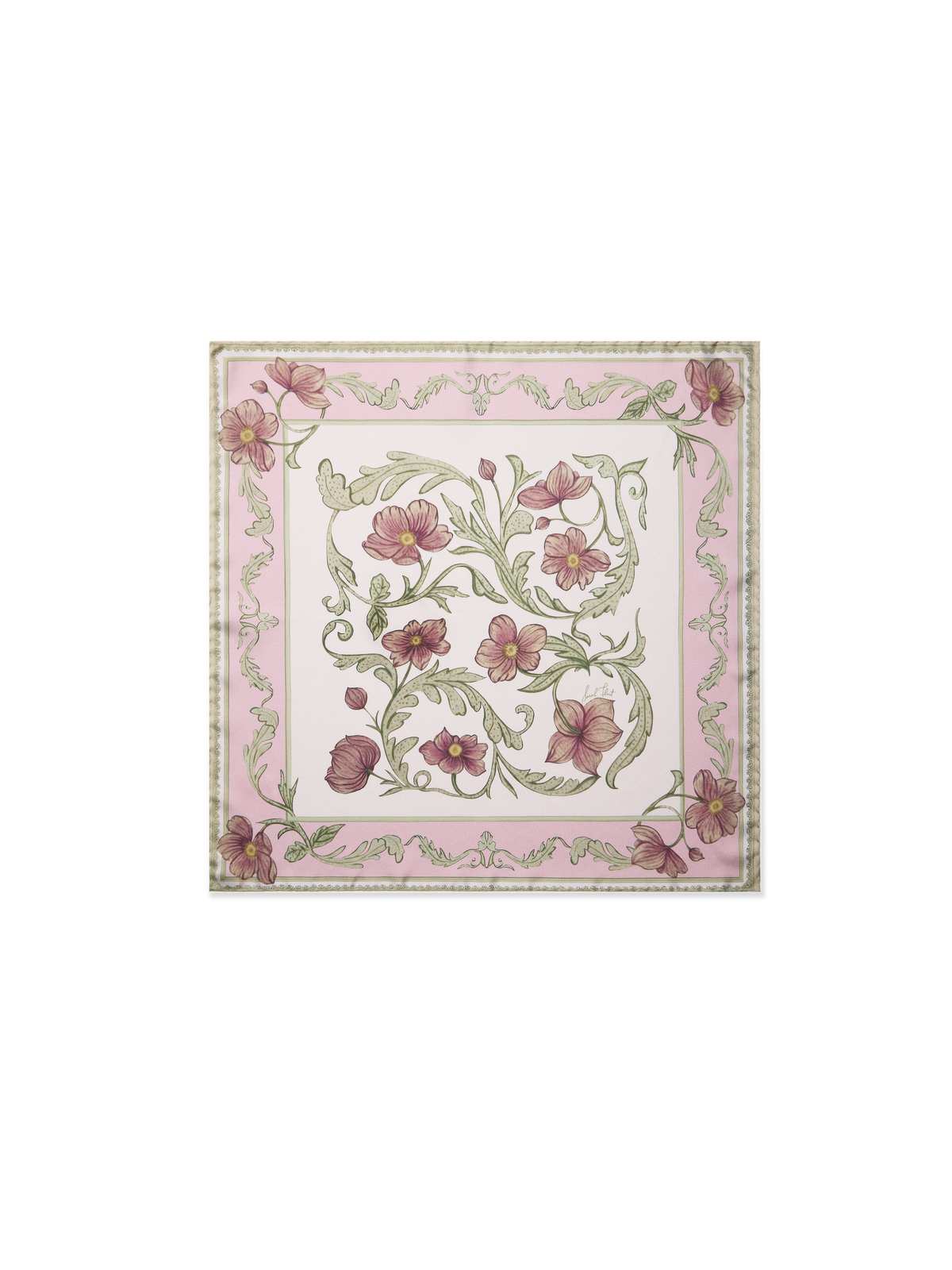 Sarah's Garden Scarf 45 in Anemone Silk