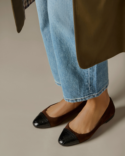 Sarah Flint x Mary Orton Perfect Cap Toe Flat
