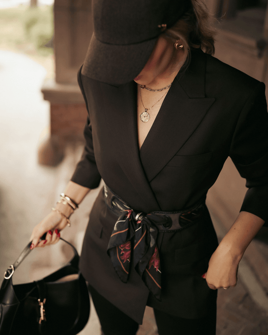 Sarah Flint x Mary Orton Reversible Scarf Waist Belt