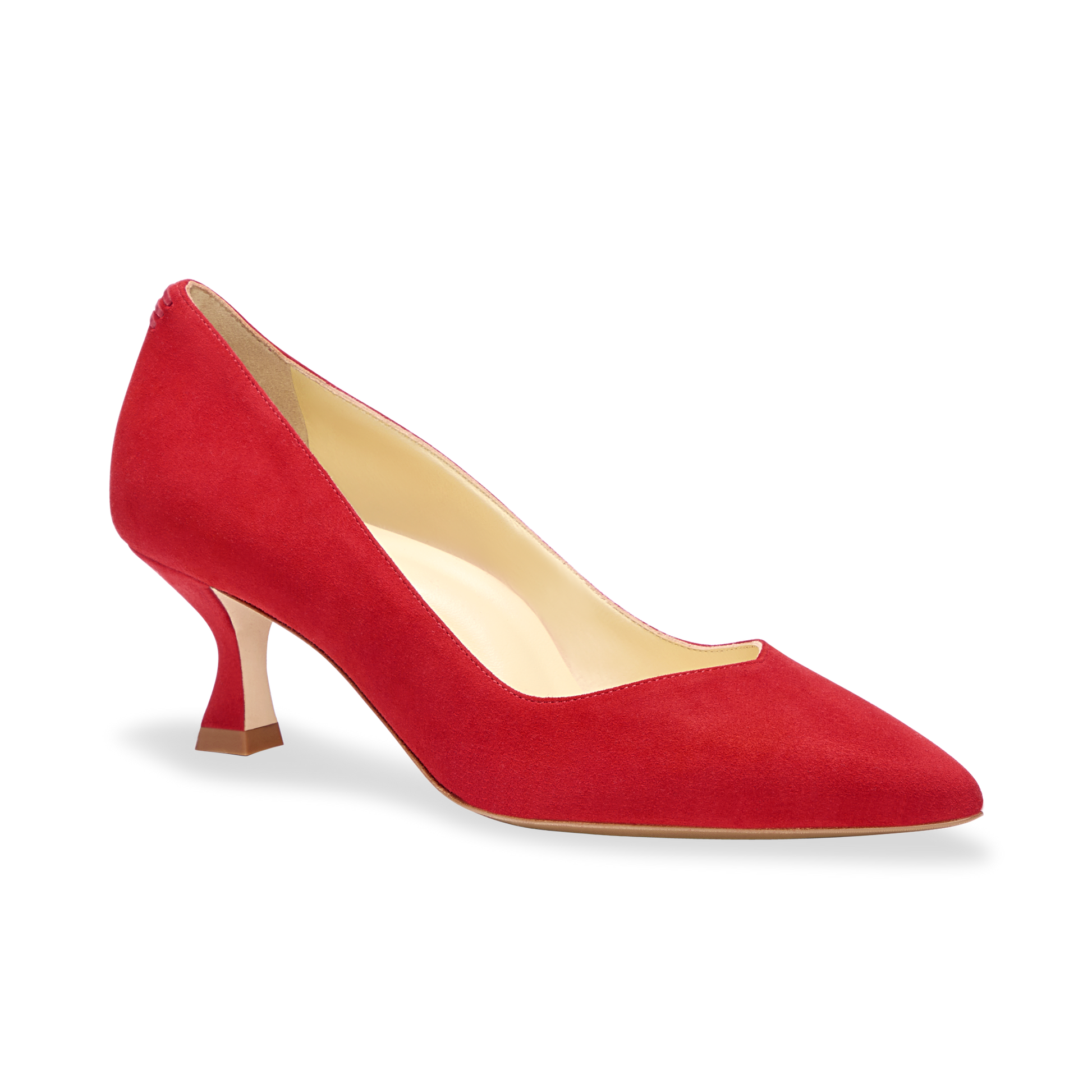 Perfect Kitten Pump 50 in Lipstick Red Suede