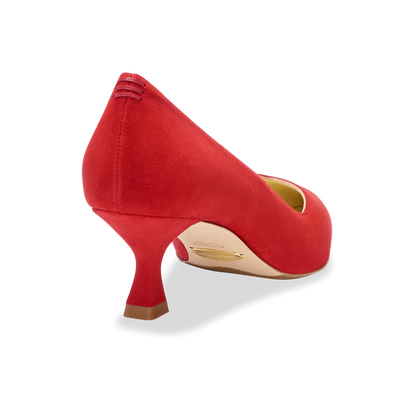 Perfect Kitten Pump 50 in Lipstick Red Suede