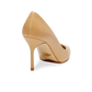 85mm Italian Made Pointed Toe Pump in Sand Calf