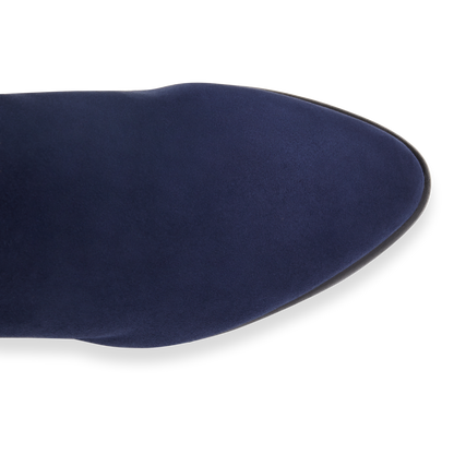 Perfect Stretch Boot in Water-Resistant Navy Suede